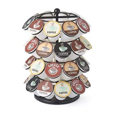 NIFTY 5640B 40 Capacity Carousel in Black. Smooth Spinning K-Cup Holder