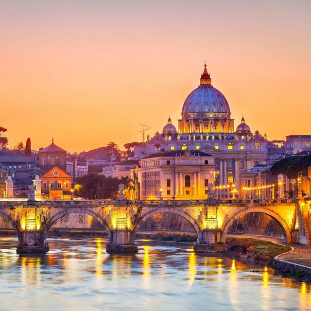 Honeymoon fund - Our First Evening in Rome