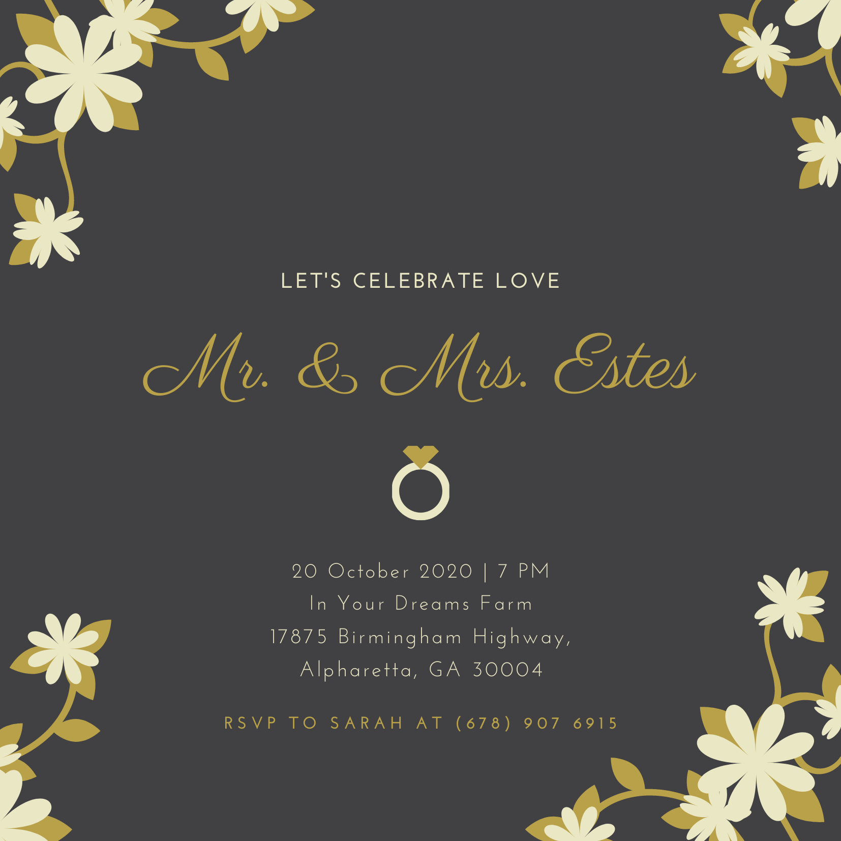 The Wedding Website of Sarah Greer and Joseph Estes