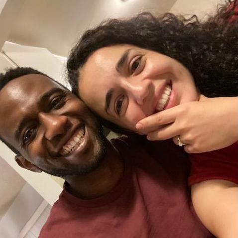 We took this pic right after Raisu proposed.