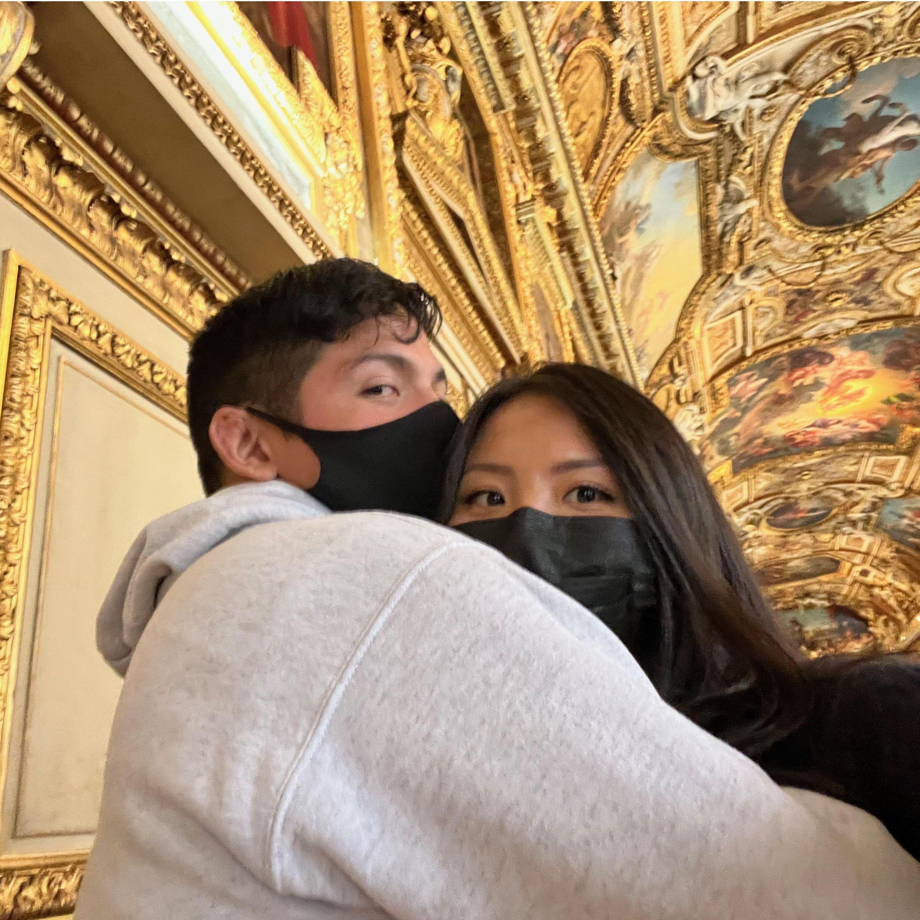 spending hours in The Louvre; Paris, France (2021)