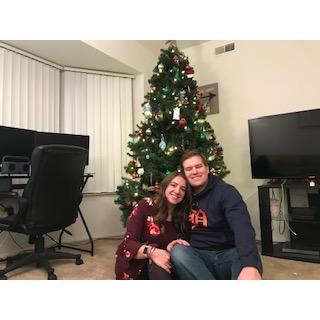 Christmas 2018 in our first apartment, December 2018