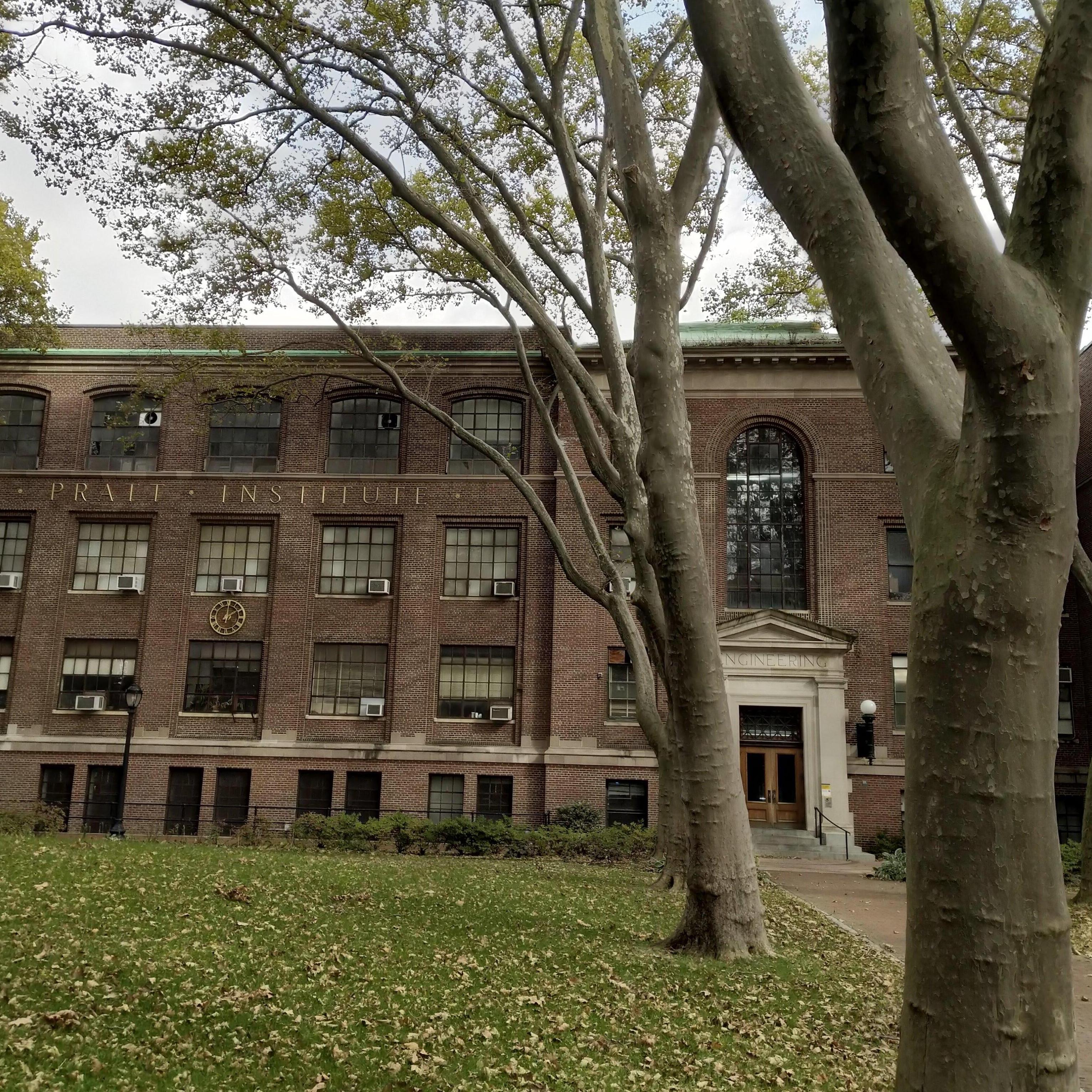 On campus at Pratt.