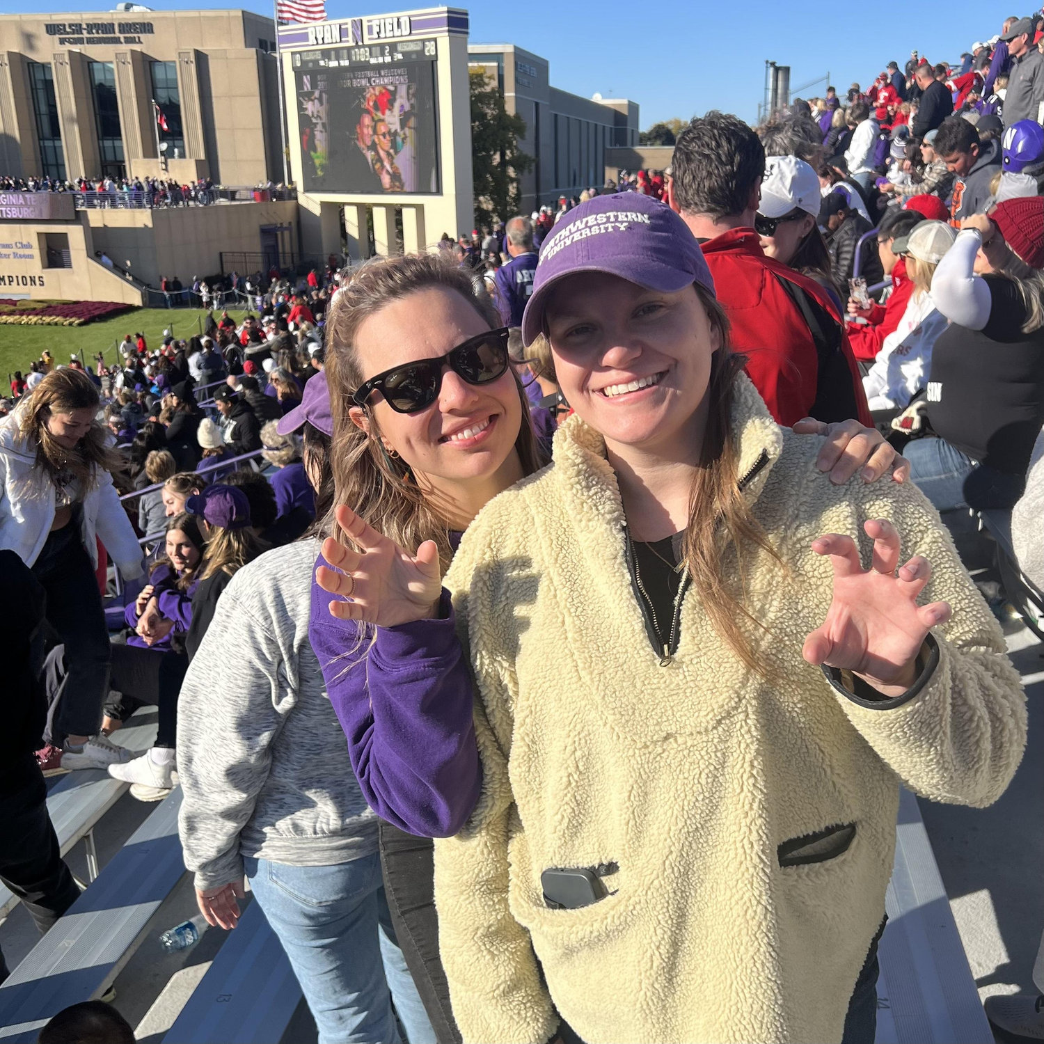 Saturdays are for the ‘Cats! The start of our tailgating tradition at Ryan Field in Evanston, IL (October 2018)