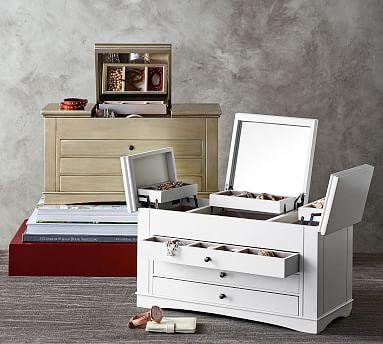 Ultimate Extra-Large Jewelry Box (white)