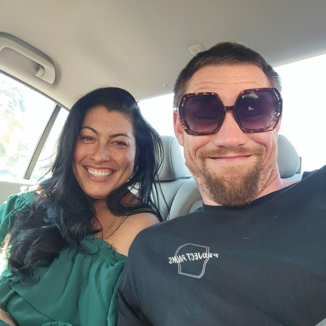 Goofing around together