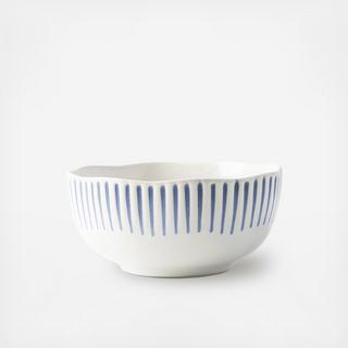 Sitio Stripe Indigo Cereal Bowl