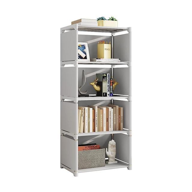 Rerii Cube Storage Shelf, Closet Organizers and Storage Shelves, Small Bookshelf Bookcase for Bedroom, Living Room, Small Spaces, 5 Layer