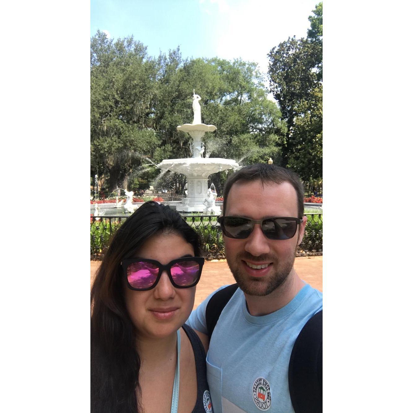 That one time we visited to Savannah when it was the hottest day...literally a record