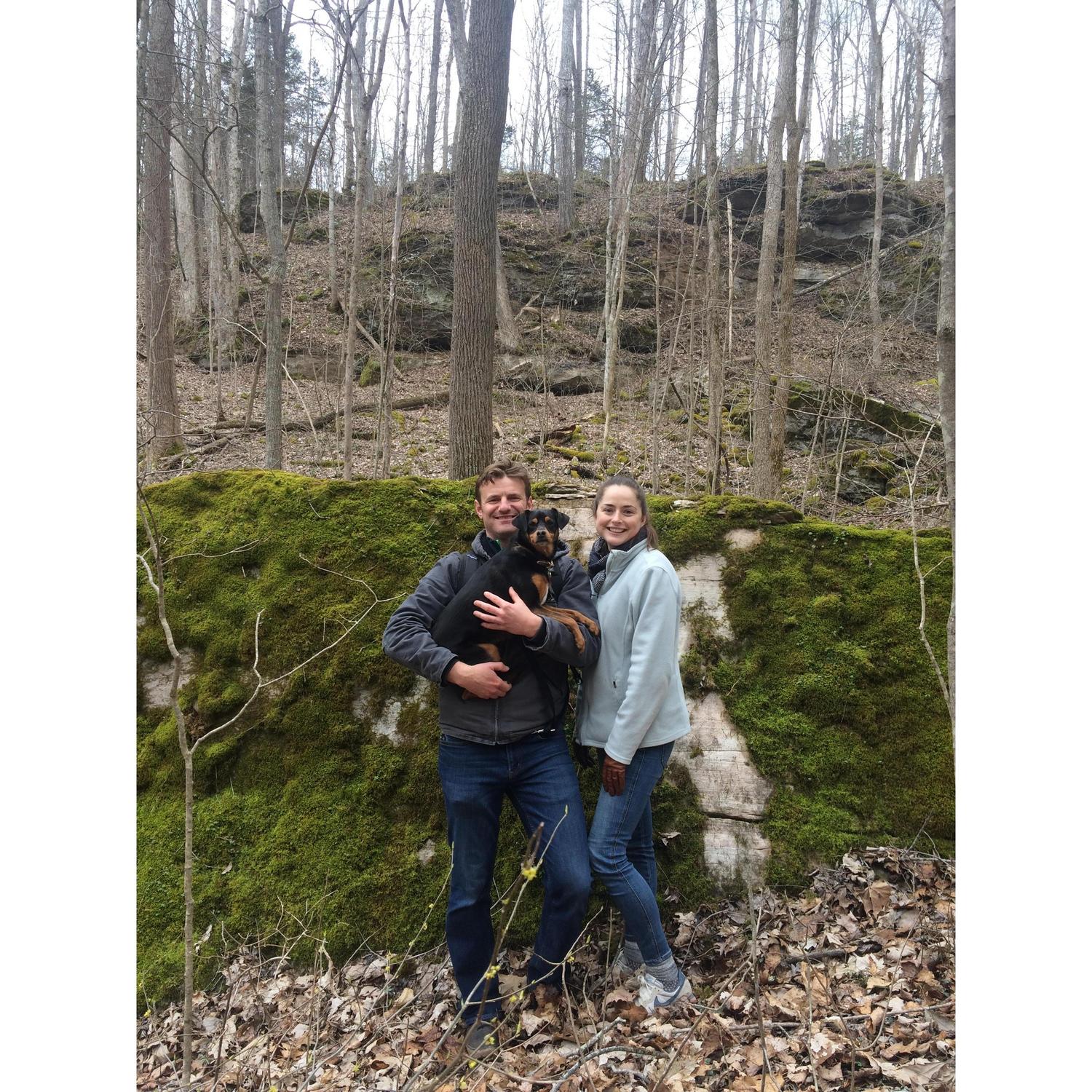 Family trip to Carter Caves