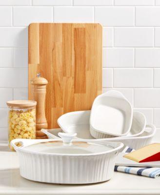 Corningware French White 2.5-Qt. Oval Casserole with Glass Cover