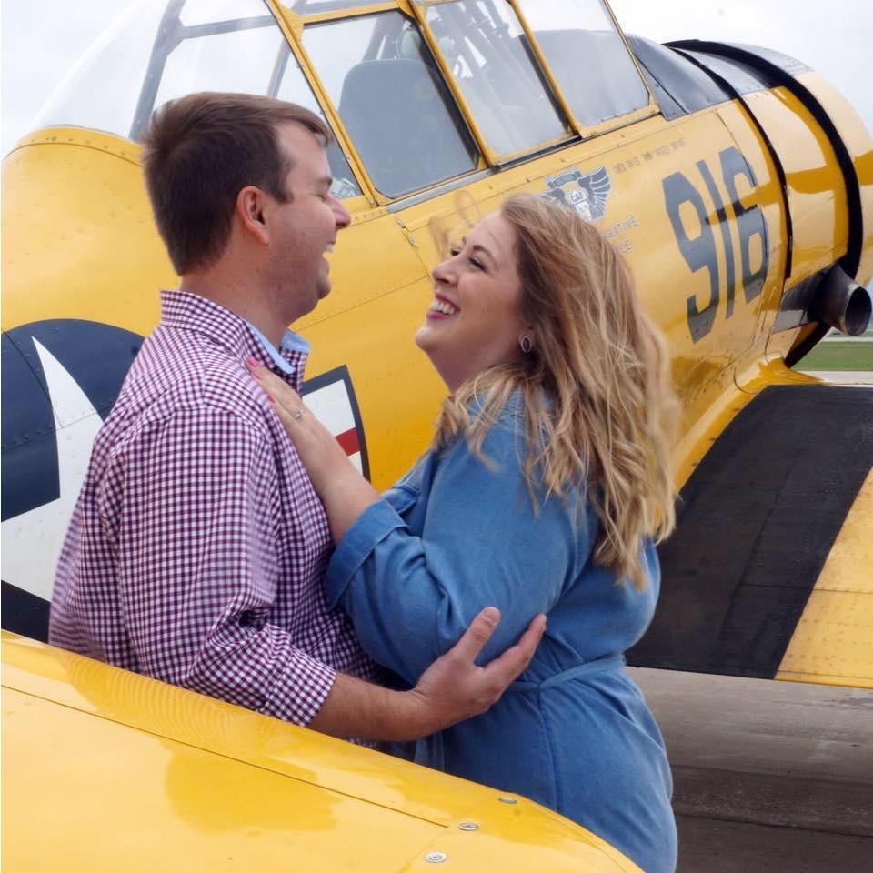 Engagement pictures are always fun! Especially when you include airplanes!