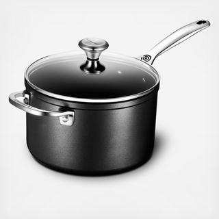 Toughened Nonstick PRO Saucepan with Glass Lid