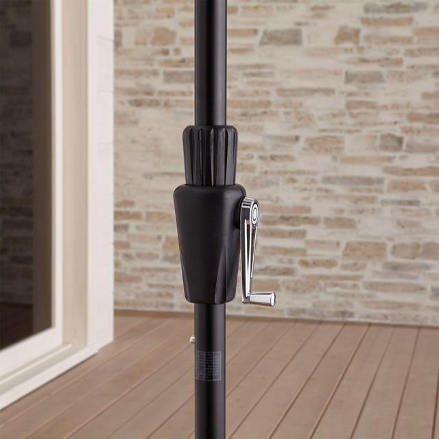 6' Round Tilt Black Umbrella Frame