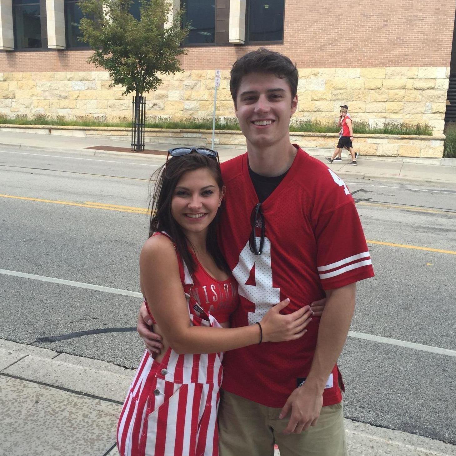Our first Badger game together!