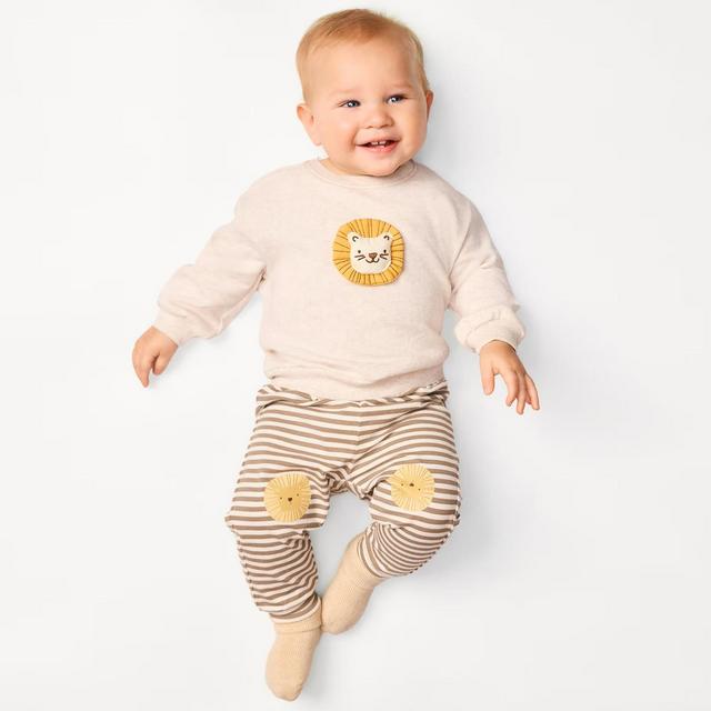 Printed Crew-Neck Sweatshirt for Baby