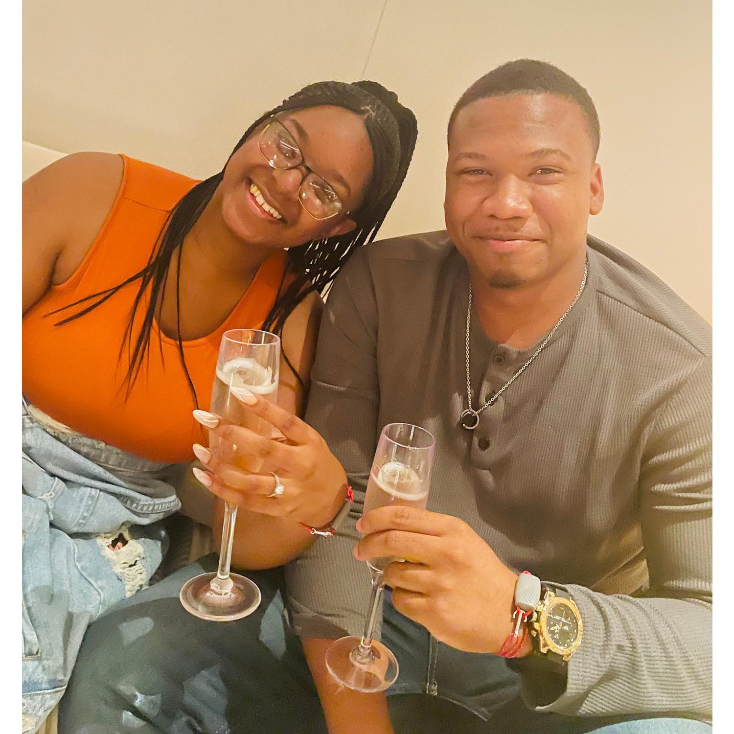 The day of our engagement