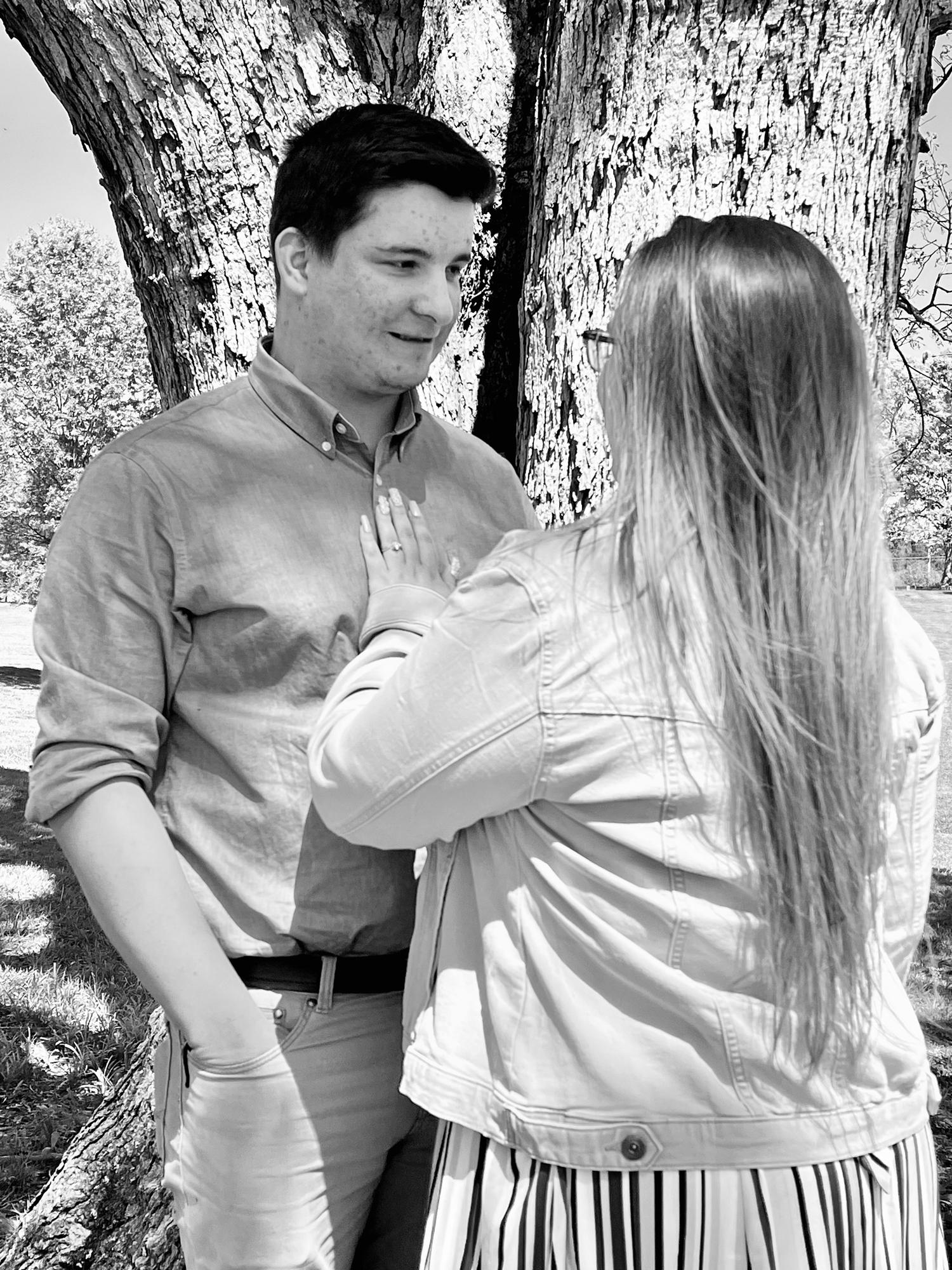 Us talking about how I thought it was coming then convinced myself otherwise. He proposed once I had convinced myself secretly he wasn’t going to do it.