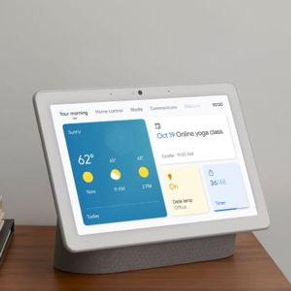 Google Nest Hub 7” Smart Touchscreen Display with Google Assistant (2nd Gen) - Charcoal