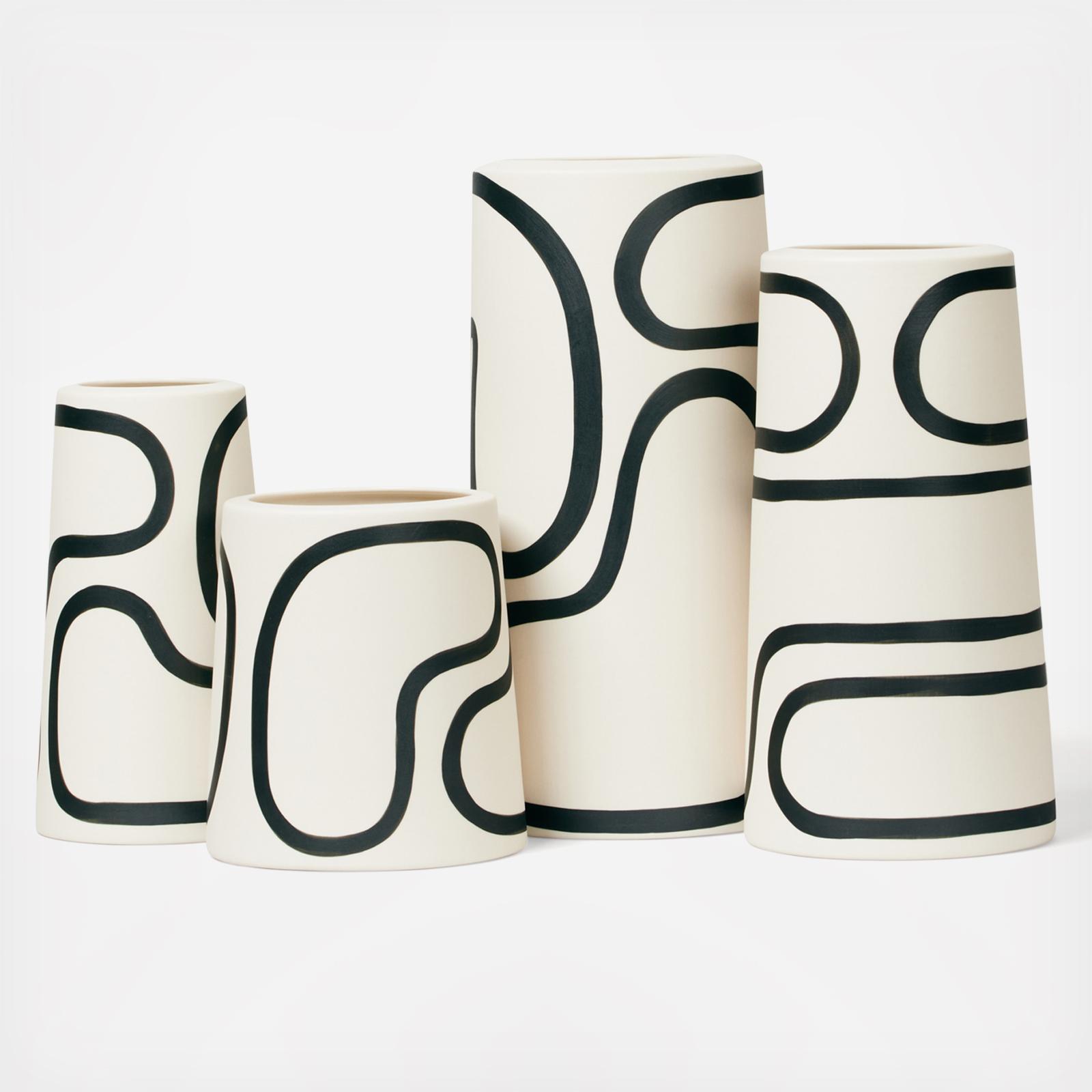 Outline Pillar Vase - Thumbnail 2