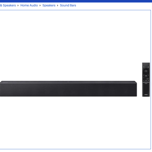Samsung - B Series 2.0 Ch Soundbar with Built In Woofer HW-B400F/ZA 2025 - Black