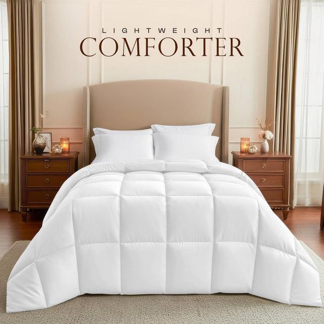 Utopia Deals King Comforters All Season Duvet Insert White