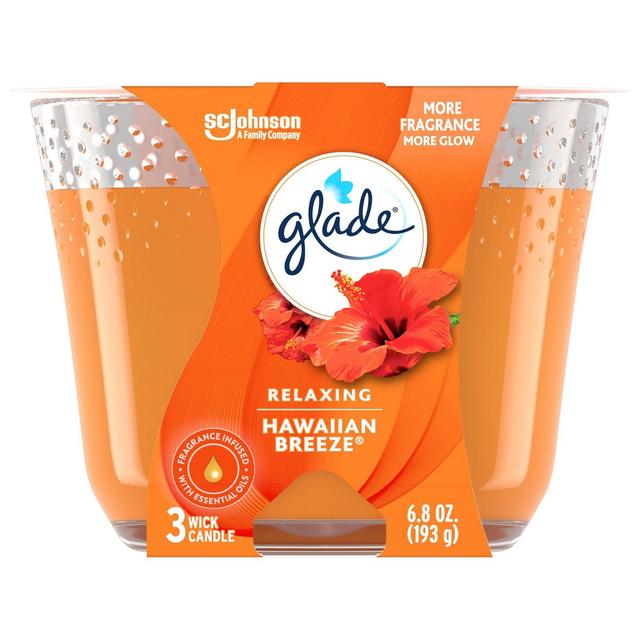 Glade Hawaiian Breeze Candle - 3 Wick