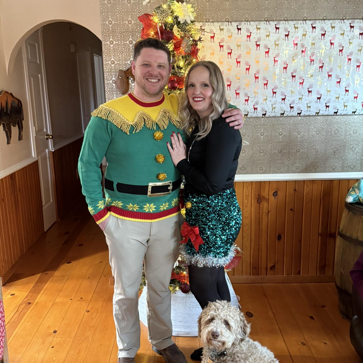 Dressed up for Christmas! 🎄