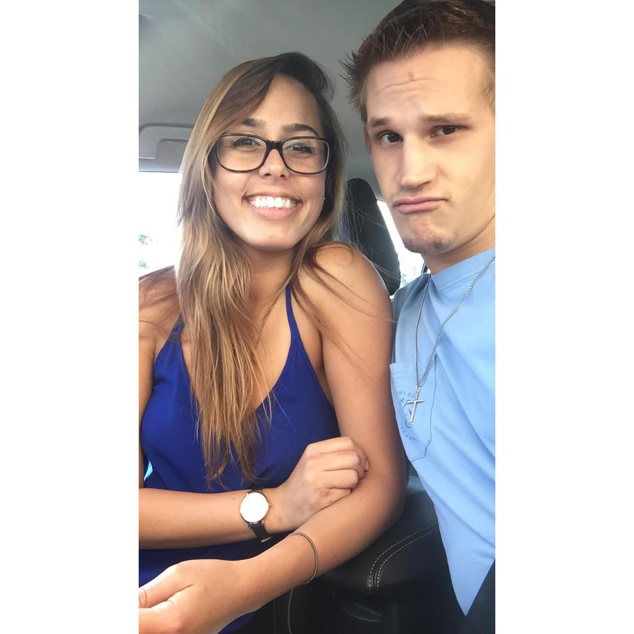November 3rd, 2016: First birthday together. Just a few weeks after Monique & Anthony met