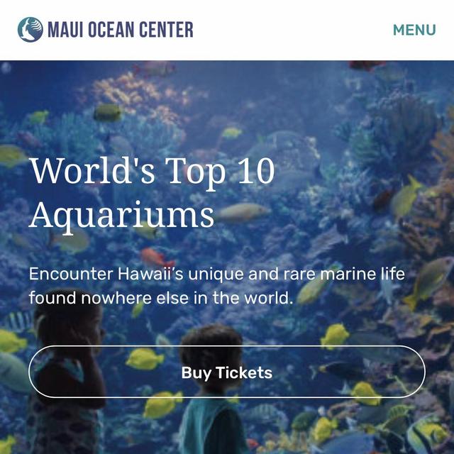 Entry to Maui Aquarium