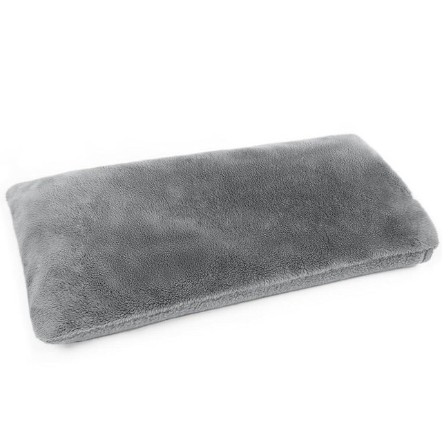 Microwave Heating Pad with Washable Cover, 6.5 X 12“ Microwavable Heating Pads for Neck and Shoulders and Back, Warm Compress for Knee, Muscles, Joints, Wrist, Abdomen (Gray)