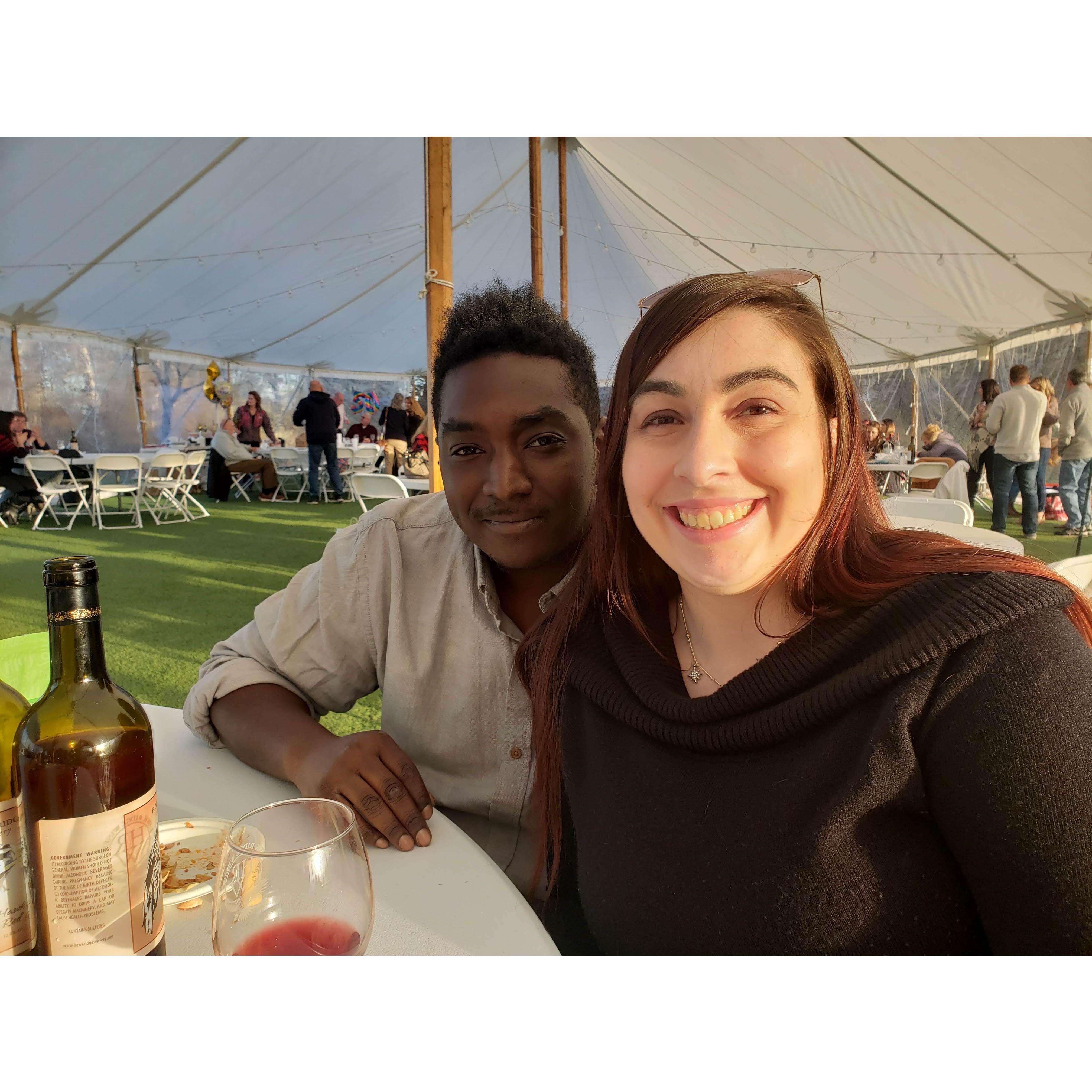 Enjoying Hawk Ridge Winery (November 2018)