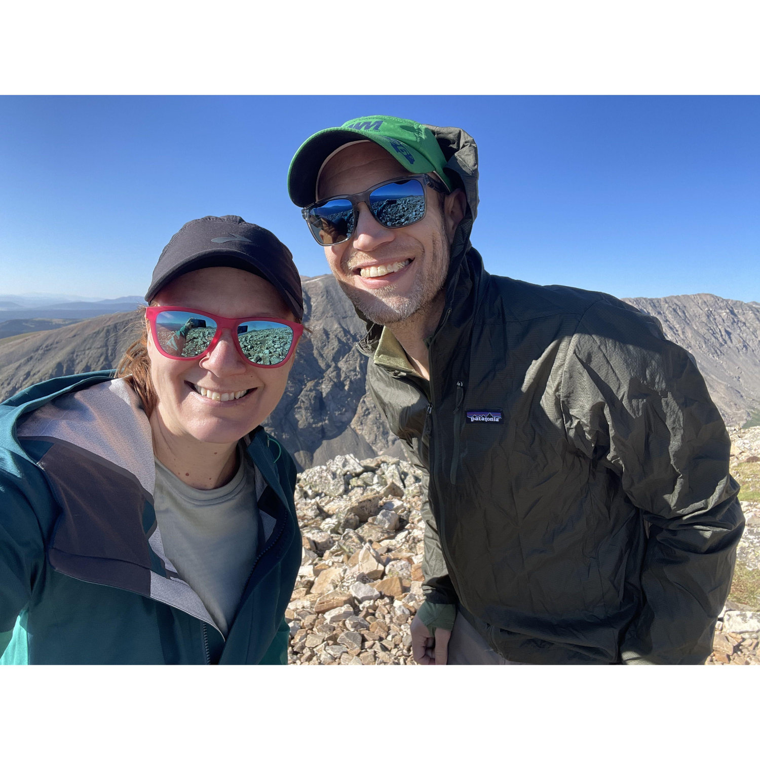 August 2024 top of Quandary peak when we hiked our first 14er together