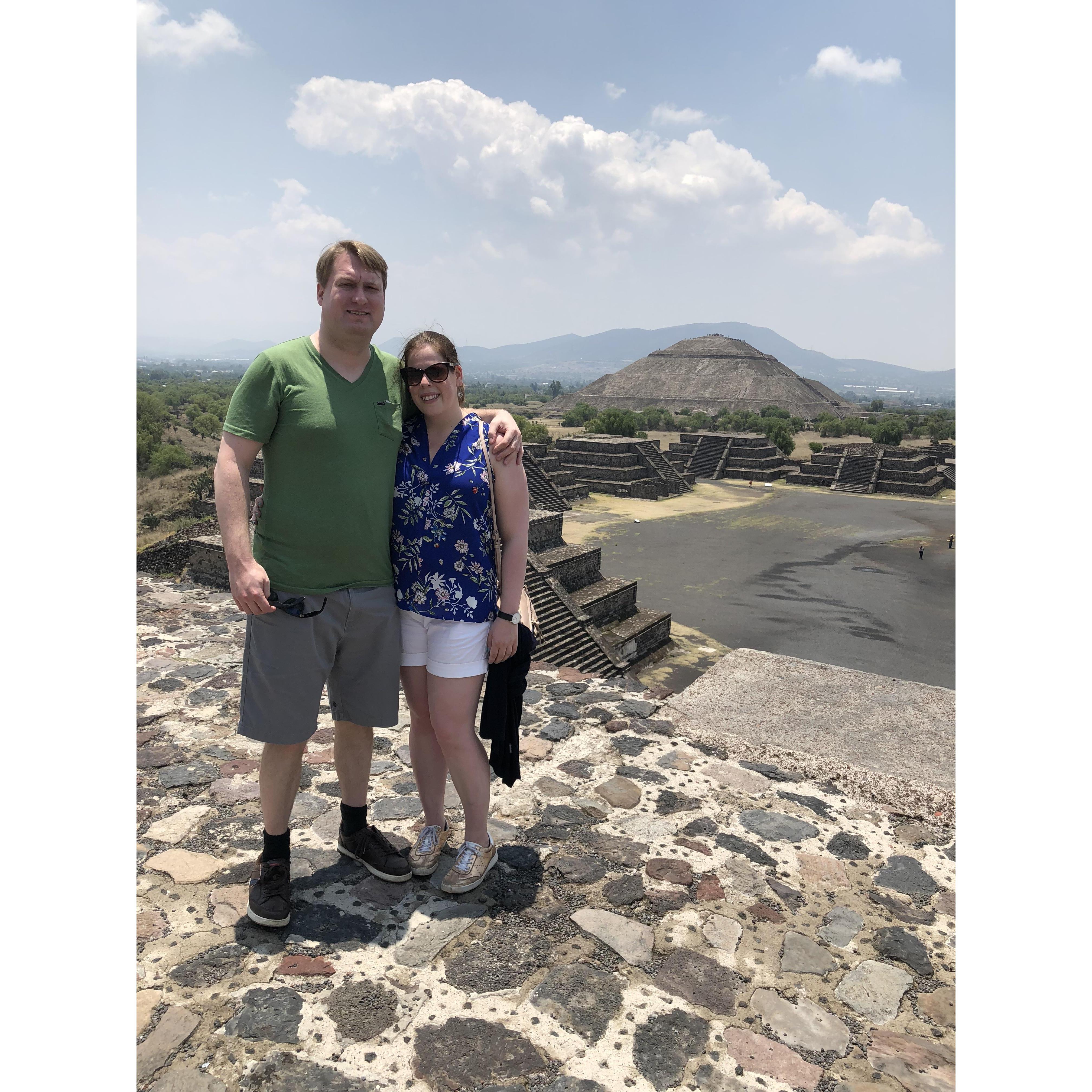 Our first vacation together in Mexico City.