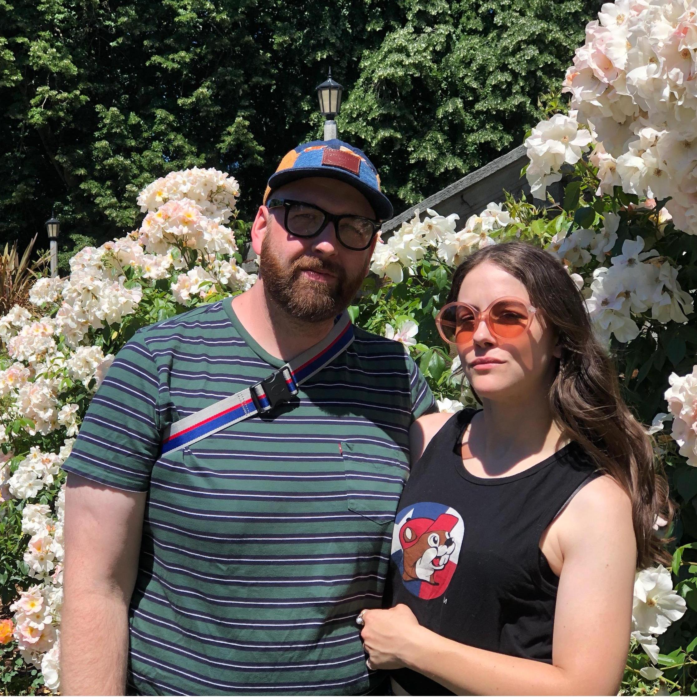 At International Rose Test Garden, Portland OR, 2019