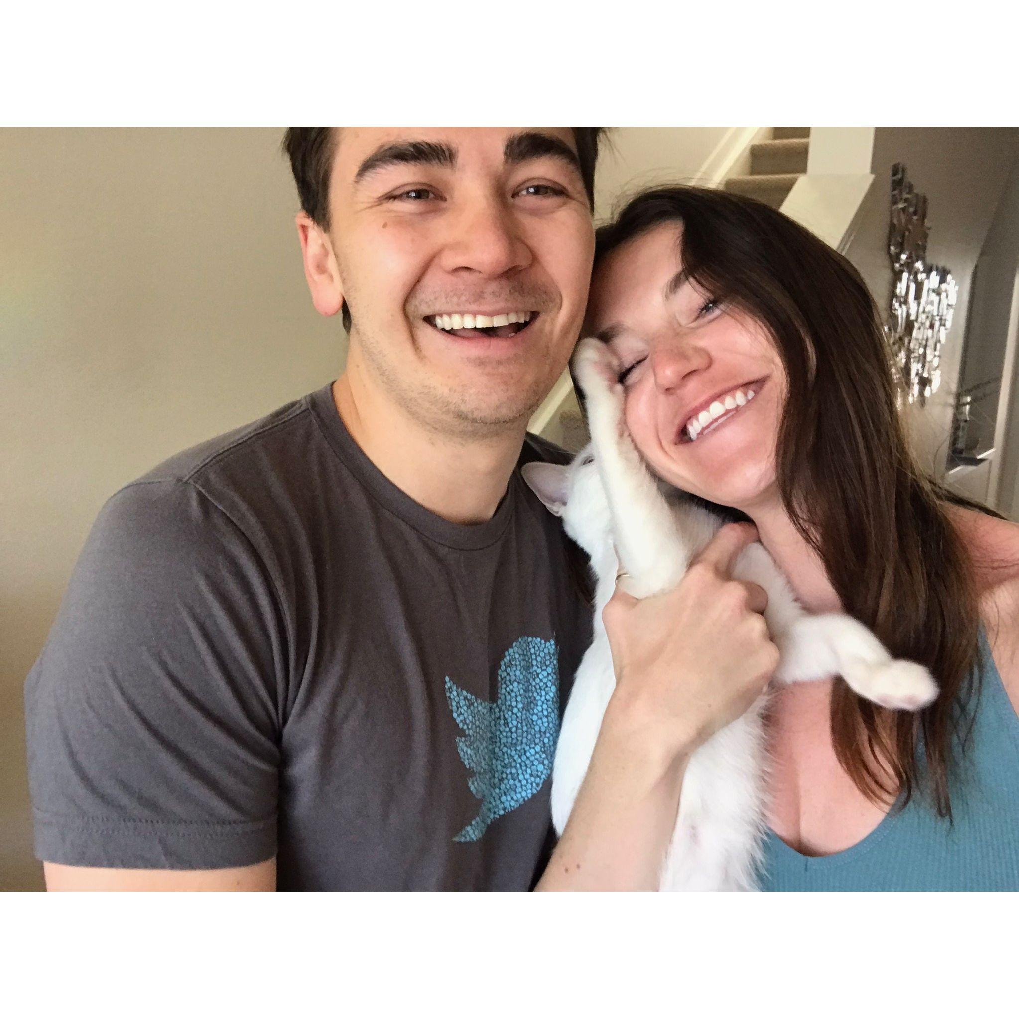 Quarantine with baby Mochi