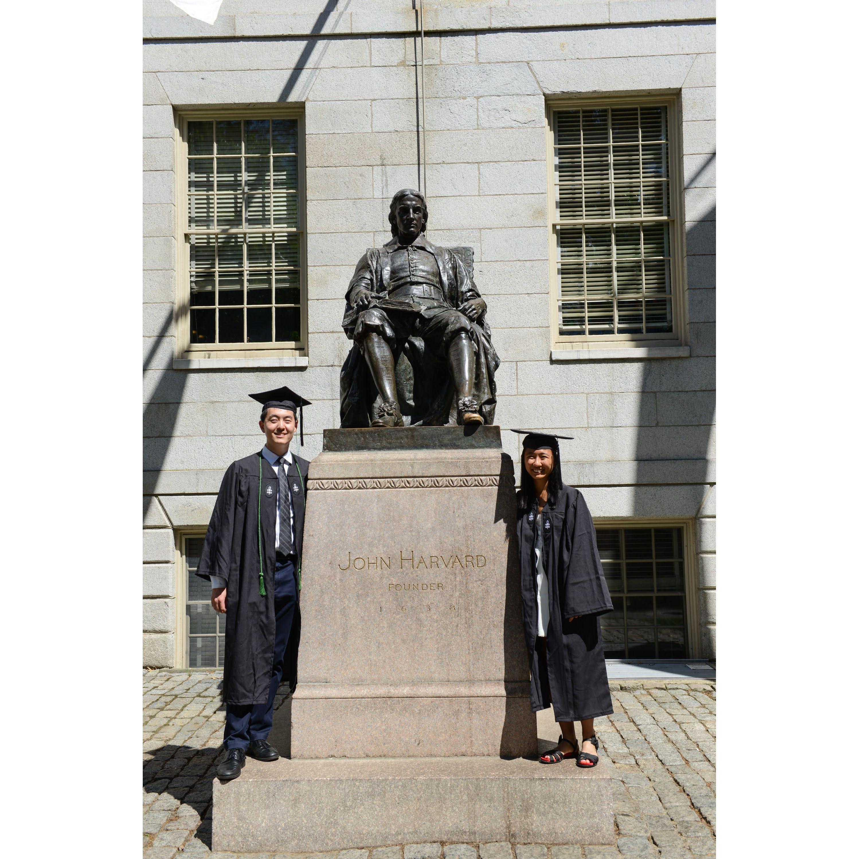 Graduating college together