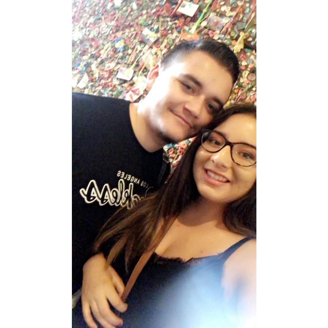 Wall of Gum in Seattle 2019