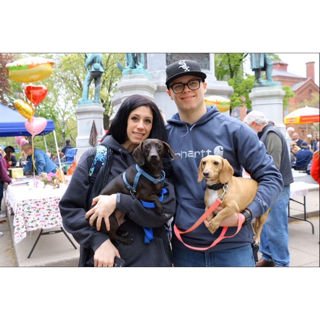 Rochester Dachshund Parade in Washington Square Park