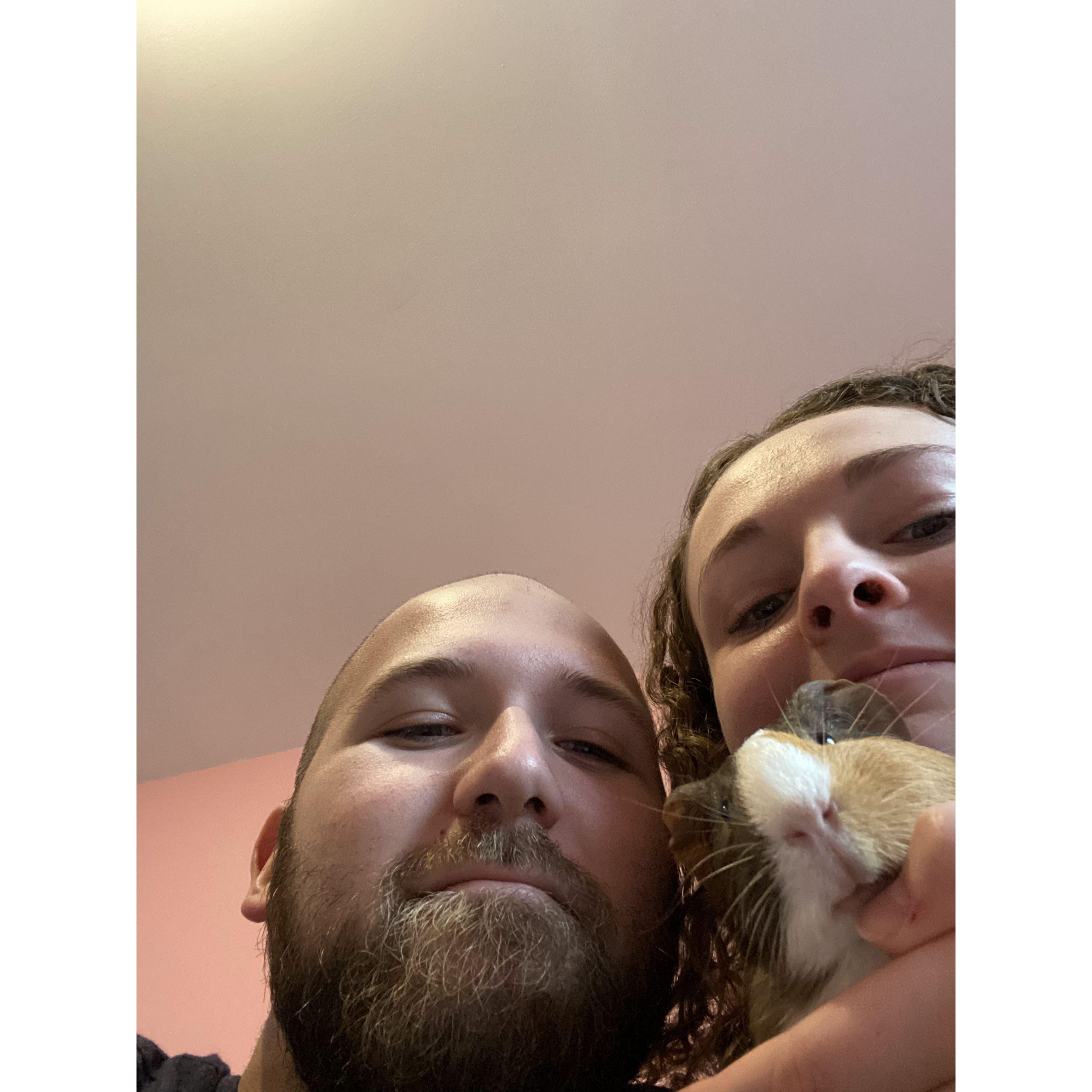 This is one of Amanda's favorite photos with Nutmeg