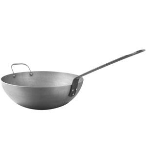 Mauviel M'steel Wok, Steel Handle