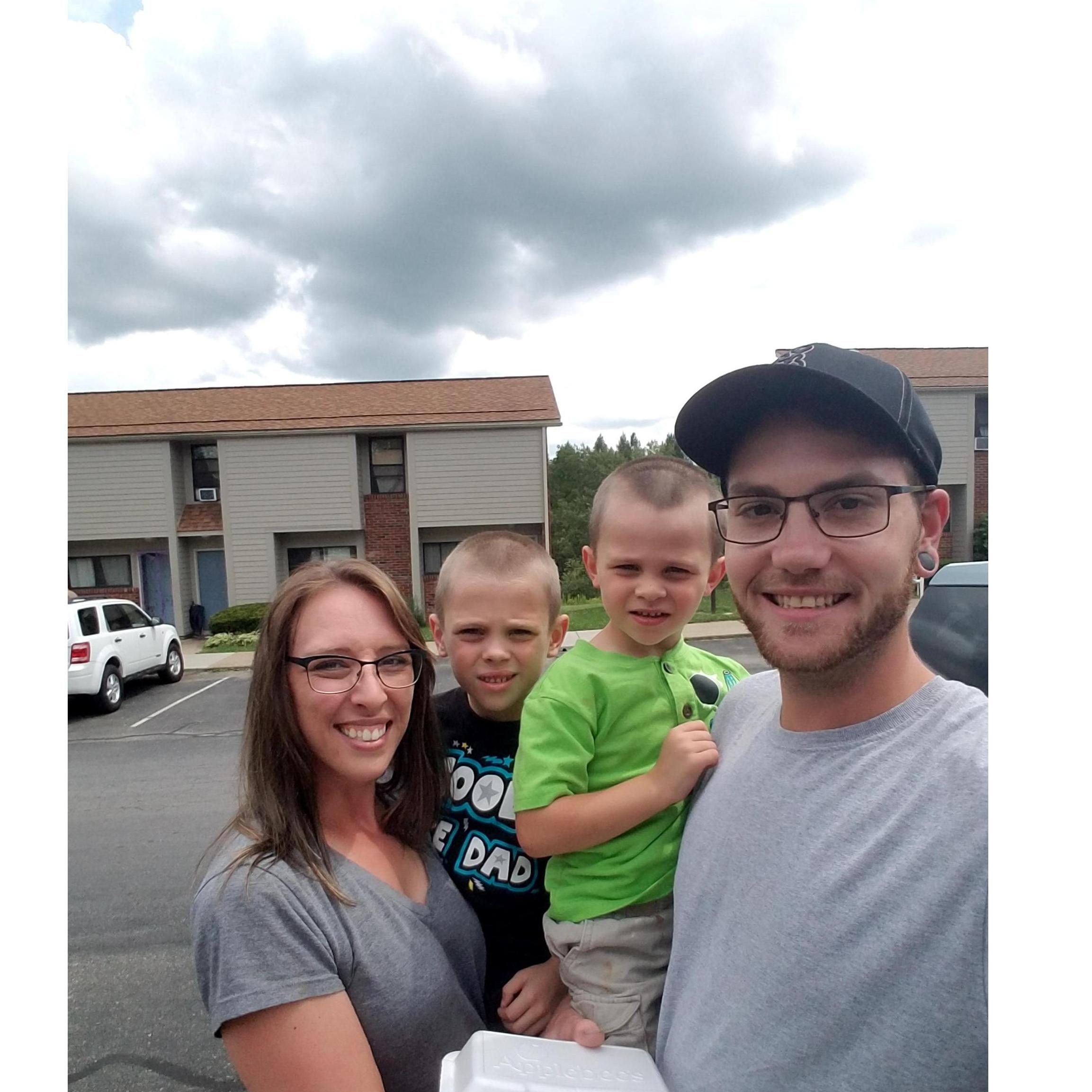 On our way home from visiting Erika's family, we stopped and hung out with her nephews.