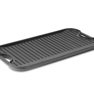 Lodge Cast-Iron Double Burner Reversible Grill/Griddle