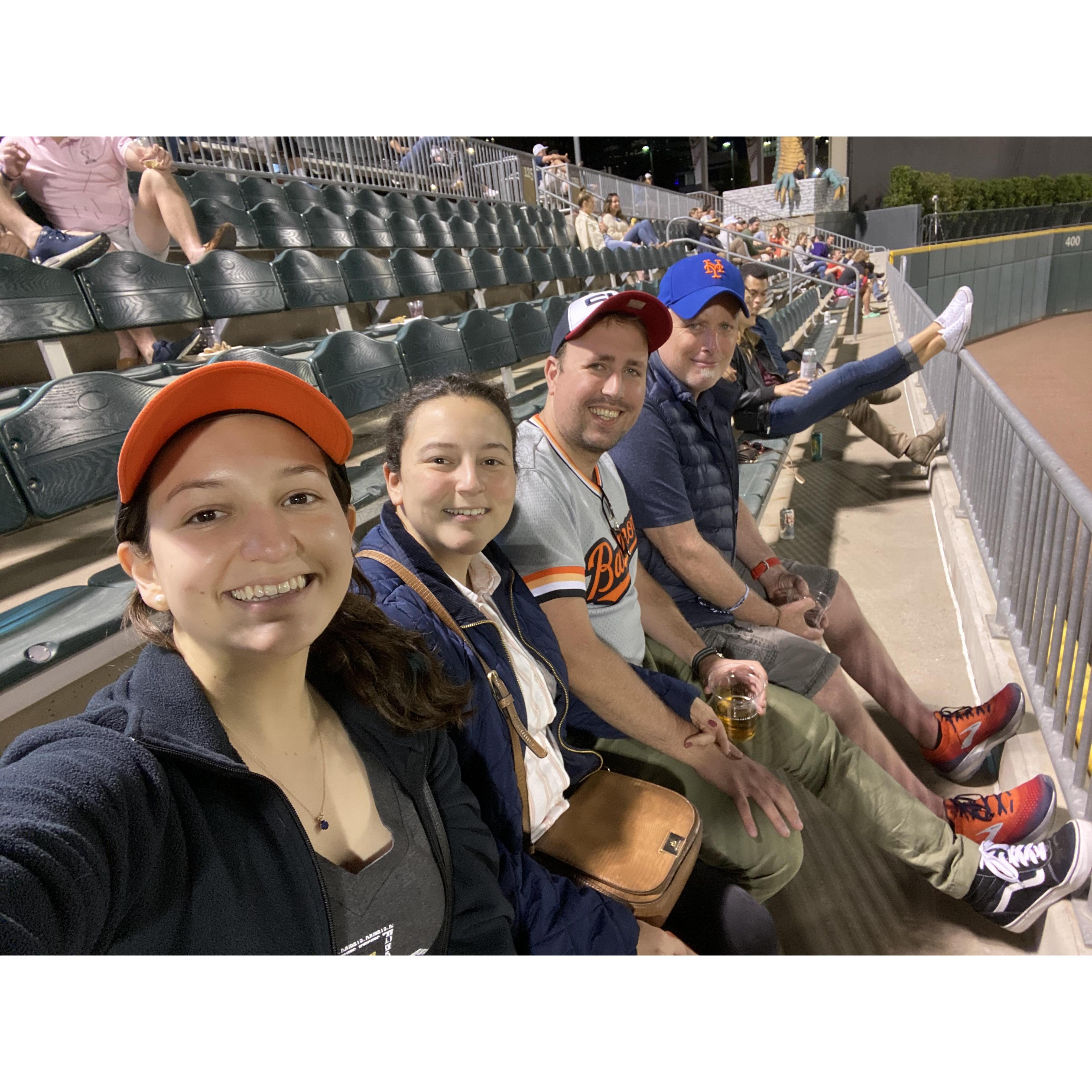 Declans birthday Knights game tradition