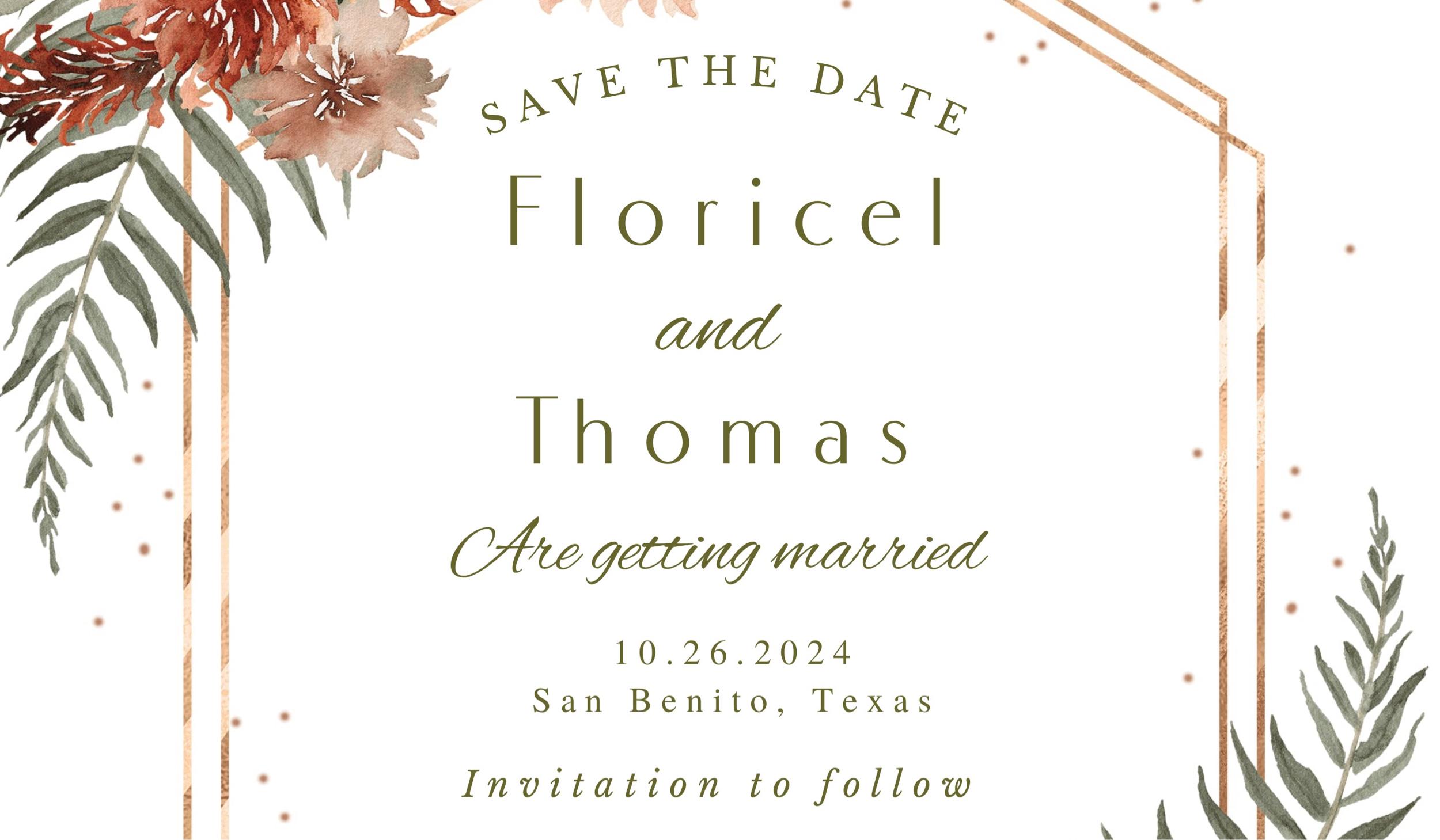 The Wedding Website of Floricel Rodriguez and Thomas Christian Delarosa