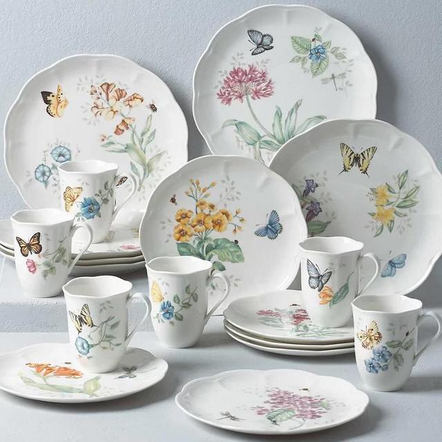 Spode - Butterfly Meadow Dinnerware - Set of 18