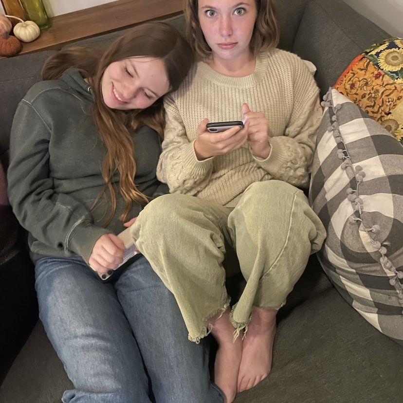 caught cuddling