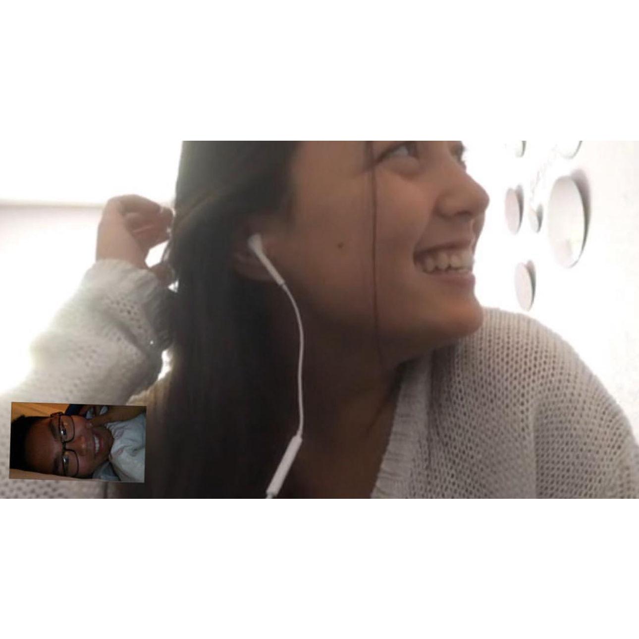 Kyle and I making two different countries time zones work. 
England - Cali