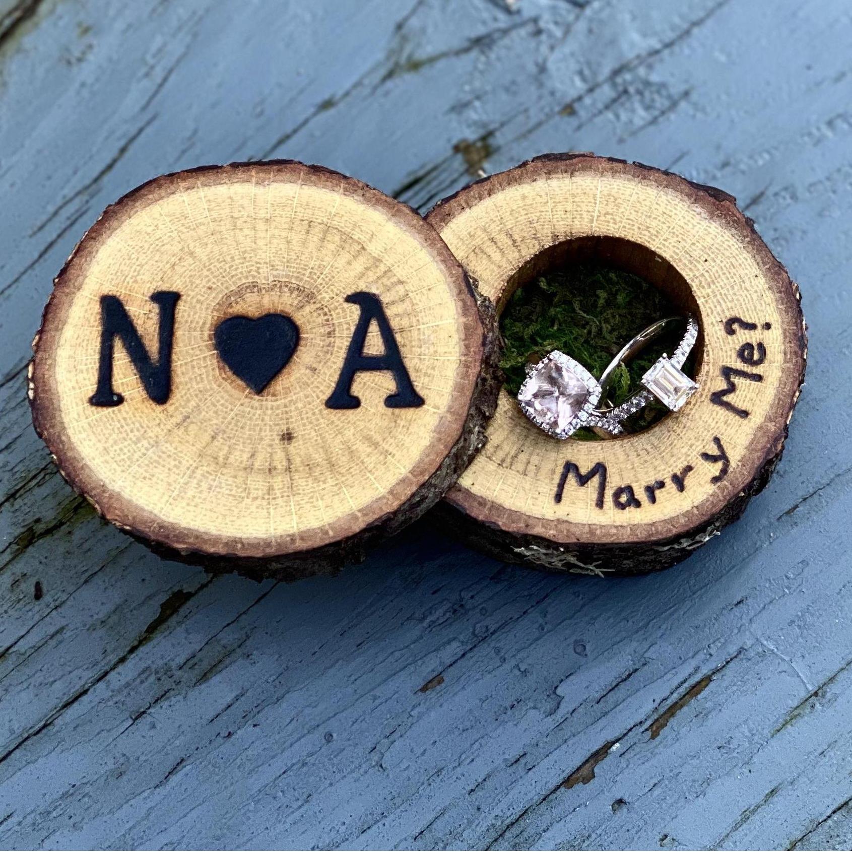 Showing off our beautiful rings // 18 October 2020