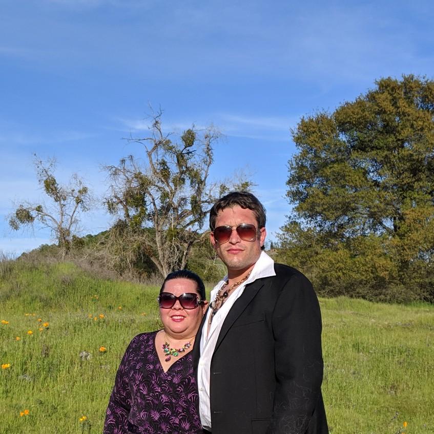 When you're all dressed up for a unicorn photo shoot and you find a lovely field to stand in - March 2019